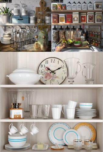 3D Models - 3DDD Kitchen (V-Ray, max) set.1