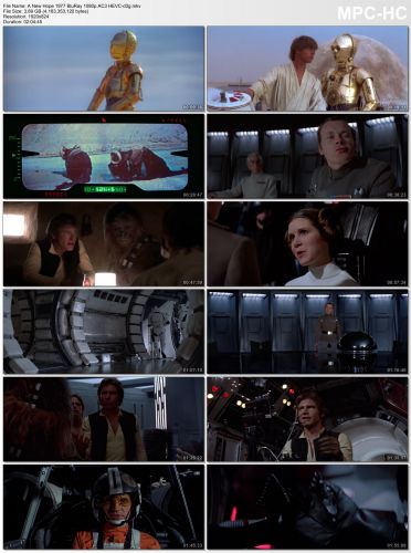 Star Wars I-VII BluRay 1080p HEVC-d3g