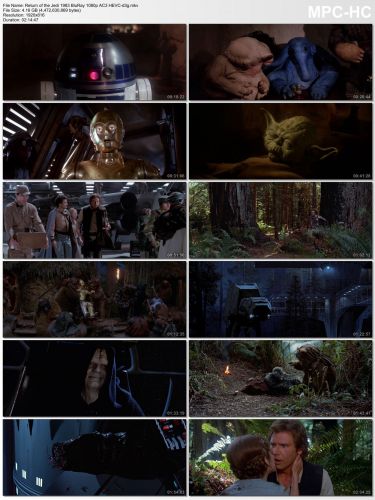 Star Wars I-VII BluRay 1080p HEVC-d3g