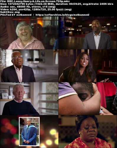 BBC - Lenny Henry: A Life on Screen (2016) 720p HDTV x264-PLUTONiUM