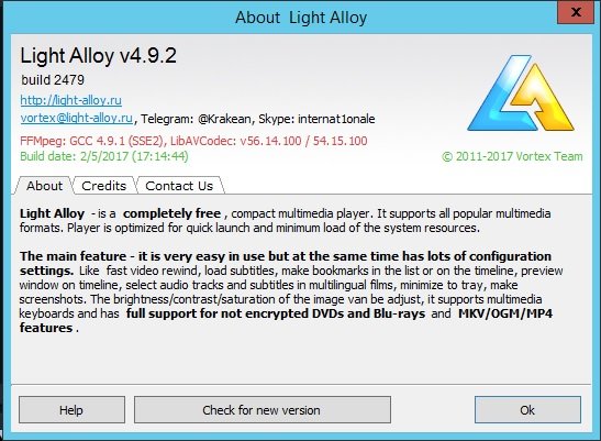 Light Alloy 4.9.2 Build 2479 Beta 2 Portable