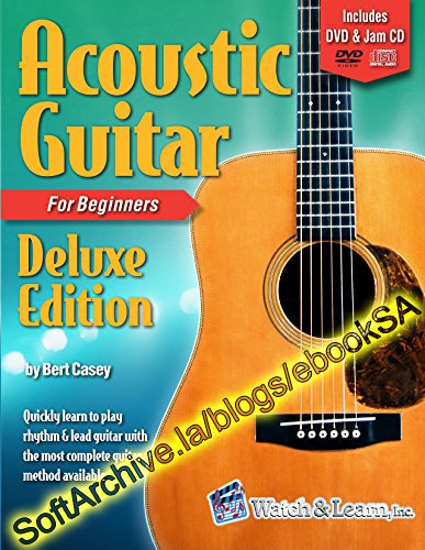 Acoustic Guitar Primer Book For Beginners Deluxe Edition (Audio &amp; Video Access)