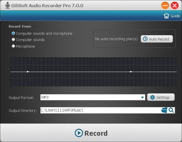 GiliSoft Audio Recorder Pro 7.2 Multilingual Portable