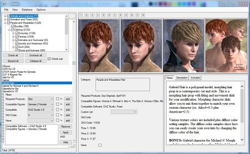 Local directory Daz3D products