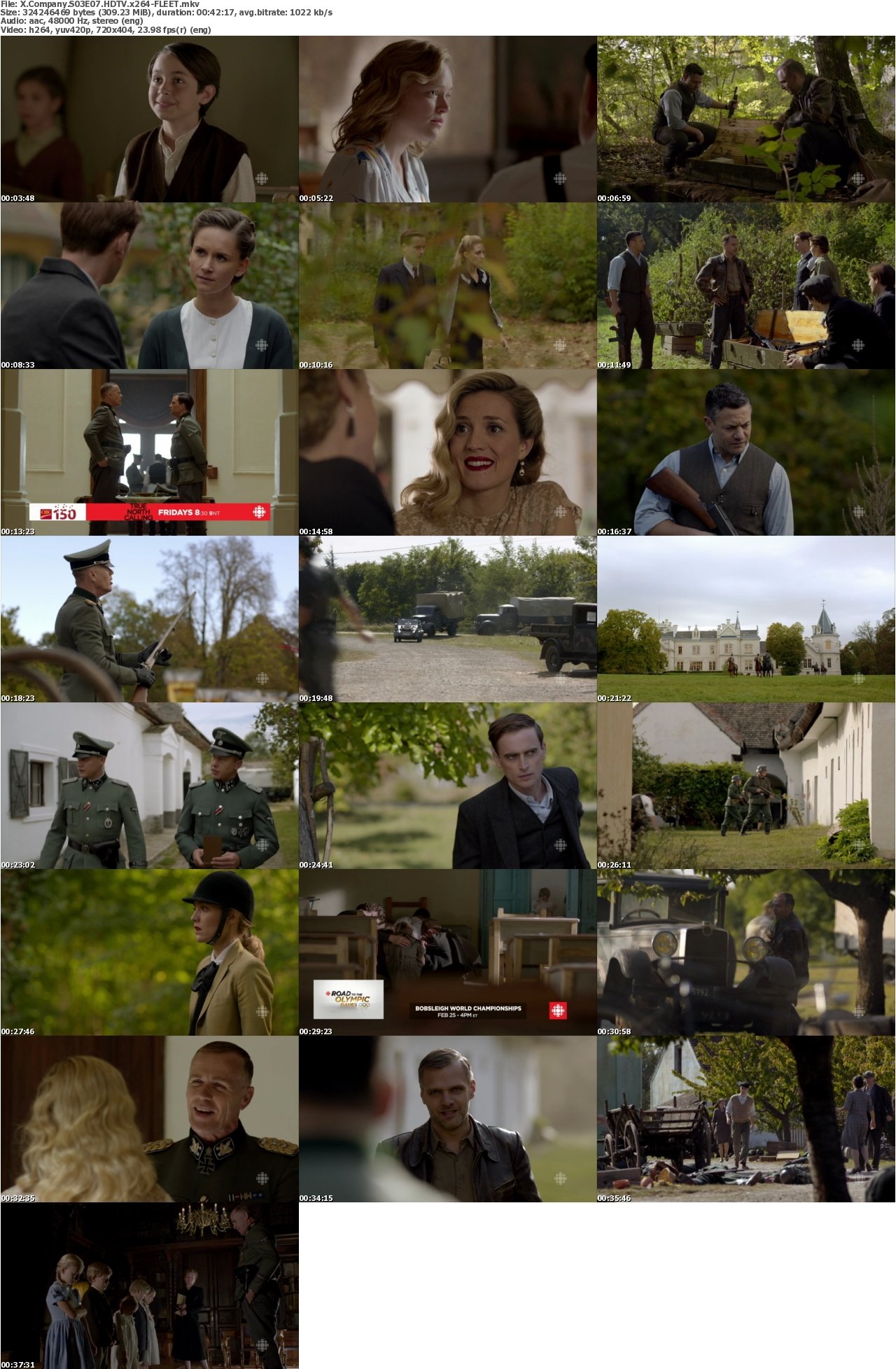 X Company S03E07 HDTV x264-FLEET