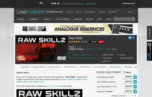 Raw Cutz Raw Skillz Everything Bundle