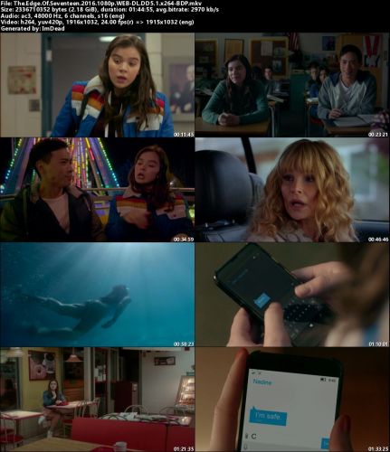 The Edge Of Seventeen 2016 1080p WEB-DL DD5 1 x264-BDP