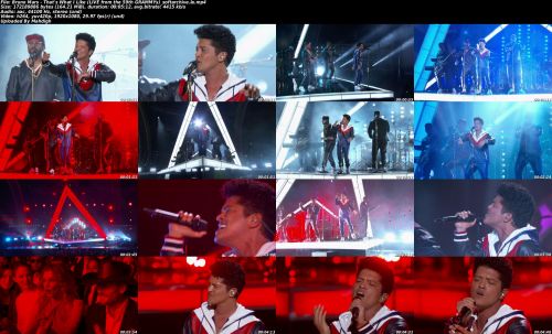 Bruno Mars - That's What I Like (LIVE from the 59th GRAMMYs) (1080p)