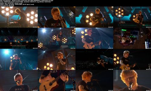 Ed Sheeran - Shape of You (LIVE from the 59th GRAMMYs) (1080p)