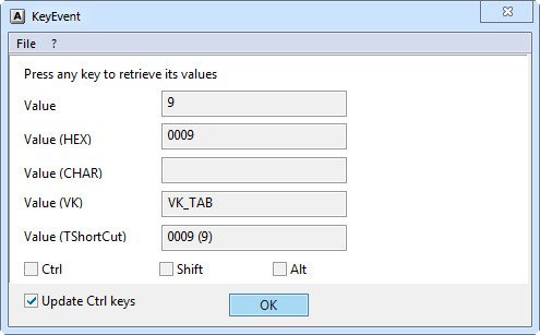 Alternate Key Event 1.000 + Portable