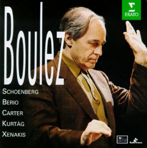Pierre Boulez conducts Schoenberg, Berio, Carter, Kurtág, Xenakis 5 CD Box Set (1995)