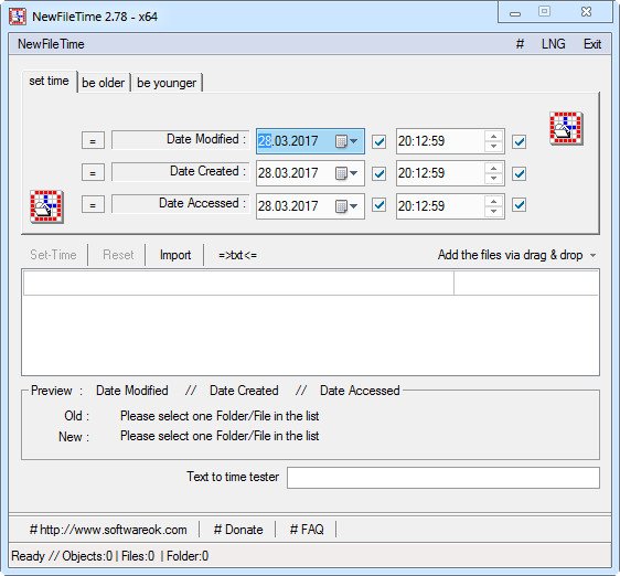 NewFileTime 2.78 Portable