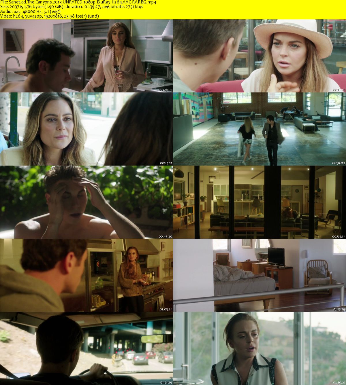 The Canyons 2013 UNRATED 1080p BluRay H264 AAC-RARBG.