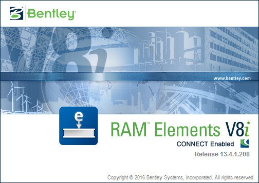 Bentley RAM Elements V8i 13.04.01.208 Connect Edition