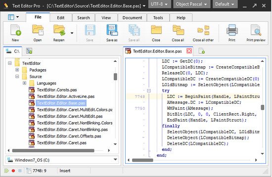 Text Editor Pro (EditBone) v1.0.0 (x86/x64) Multilingual Portable + Skins 