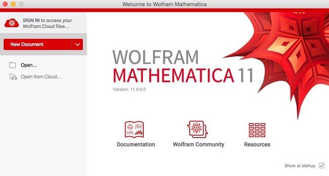 Wolfram Mathematica 11.1.0