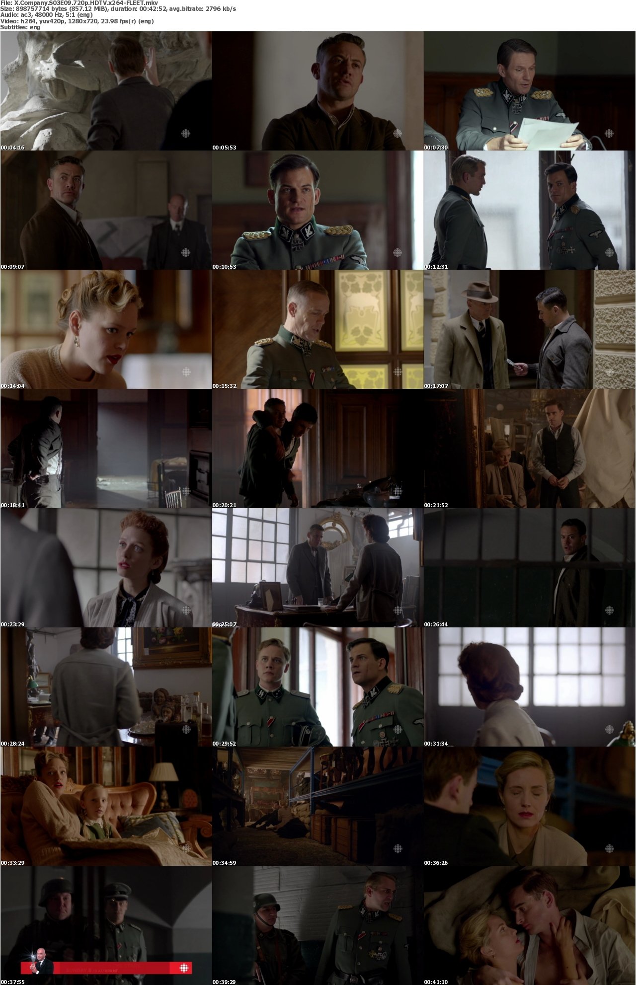 X Company S03E09 720p HDTV x264-FLEET
