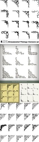 Vectors - Ornamental Vintage Corners 30