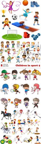Vectors - Children in sport 5