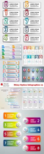 Vectors -- Shiny Option Infographics 14