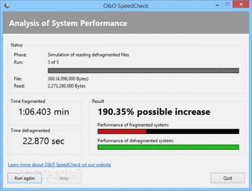 O &amp; O SpeedCheck 2.0.45.0