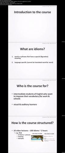 100 idioms for TOEFL, TOEIC, FCE or CAE