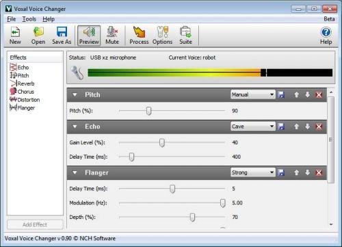 Voxal Voice Changer Plus 2.0 Beta