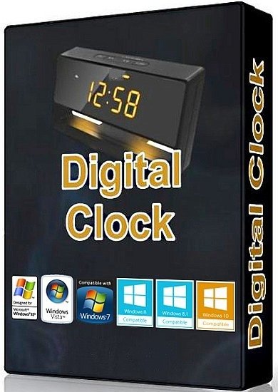 Digital Clock 4.5.4.942 Multilangual Portable