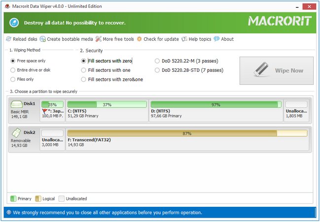 for mac instal Macrorit Data Wiper 6.9.9