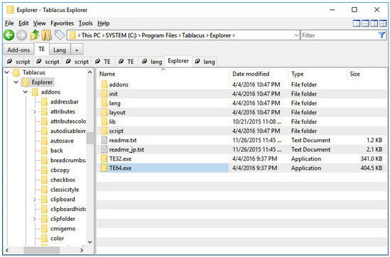 Tablacus Explorer 17.4.29 Multilingual Portable 