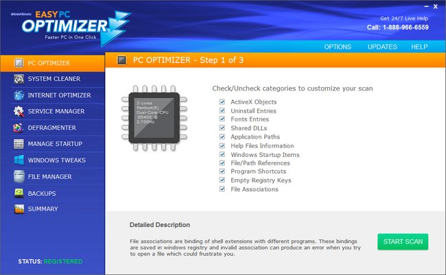 Webminds Easy PC Optimizer 1.6.1.207 + Portable