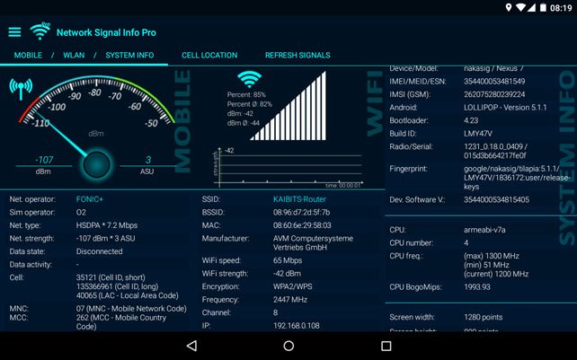 Network Signal Info Pro v3.70.01 build 145