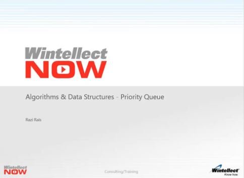 Algorithms and Data Structures: Priority Queue