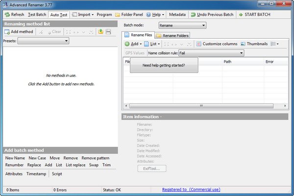 Advanced Renamer v3.77 Commercial use 