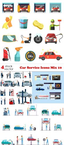 Vectors - Car Service Icons Mix 10
