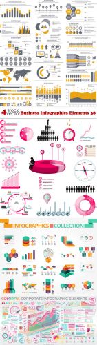 Vectors -- Business Infographics Elements 38