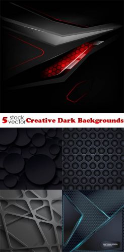 Vectors -- Creative Dark Backgrounds