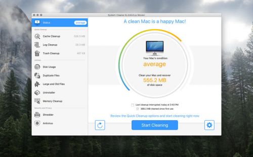 Movavi System Cleaner &amp; Antivirus 2.4 Multilingual MacOSX
