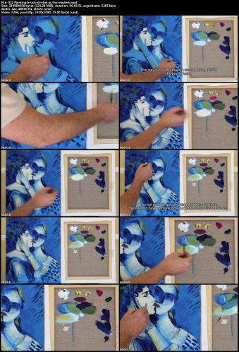 Paint 5 canvases in 5 days with acrylic