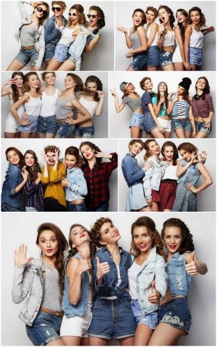 Stylish Sexy Girls - 7 UHQ JPEG Stock Images