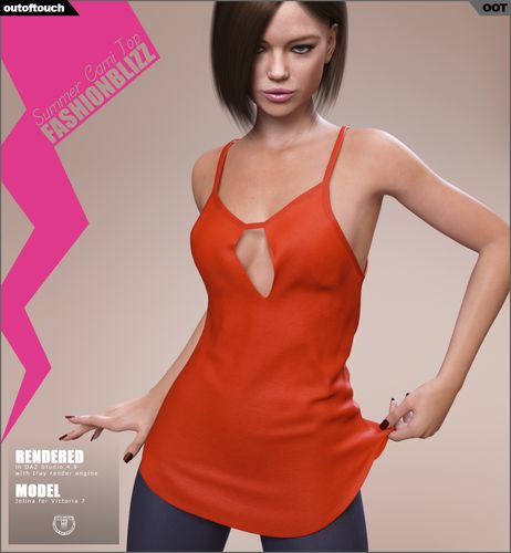 Fashion Blizz: Summer Cami Top for Genesis 3 Females