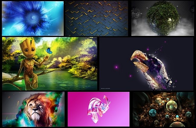 3D and Abstract Wallpaper Collection