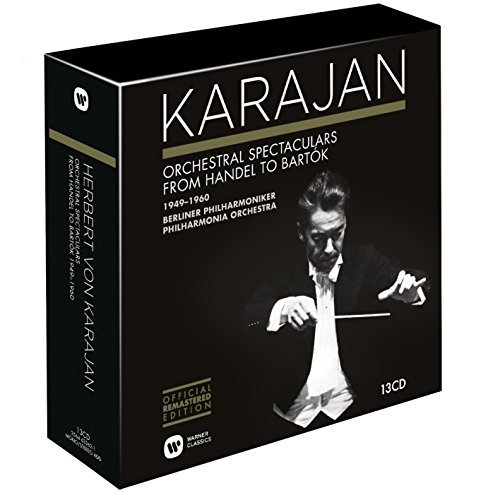 Herbert von Karajan - Karajan: Orchestra Spectaculars from Handel to Bartok 13 CD Box Set (2014)