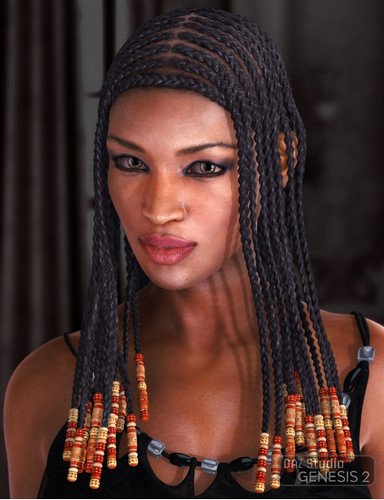 Vidal Braids for Genesis 2 Female(s) 