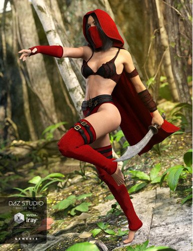 Secret Poison Outfit for Genesis 3 Female(s) 