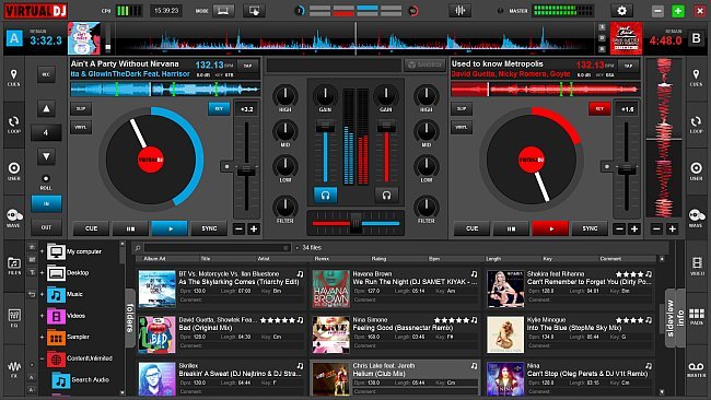 Atomix Virtual DJ PRO Infinity 8.2 build 3734.1308 Portable + Content