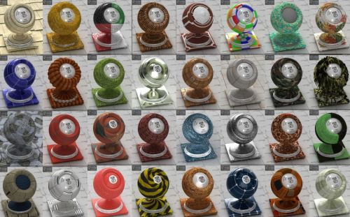 Vray 3D-materials 2017 (V-Ray, mat) - part 7