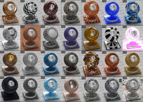Vray 3D-materials 2017 (V-Ray, mat) - part 6