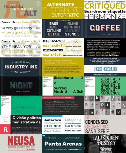720+ Fonts Bundle Collection - pack 53