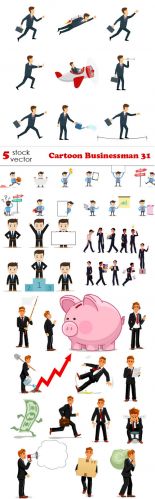 Vectors - Cartoon Businessman 31